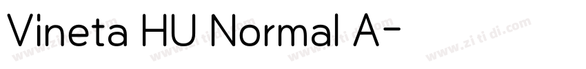 Vineta HU Normal A字体转换